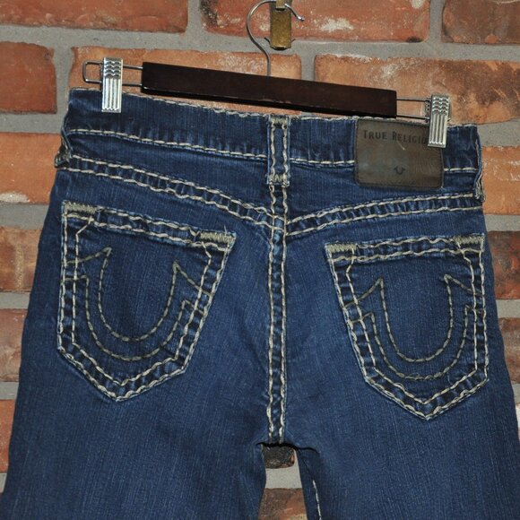 True Religion Super-T Large Stitch Geno Relaxed Slim Blue 29 - Picture 2 of 14